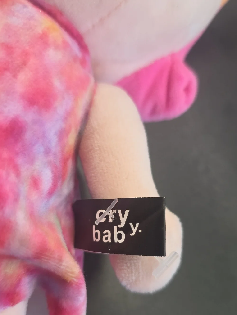 CRY BABY Royal Molly Baby Pink Tie-Dye Princess Plush Doll RARE